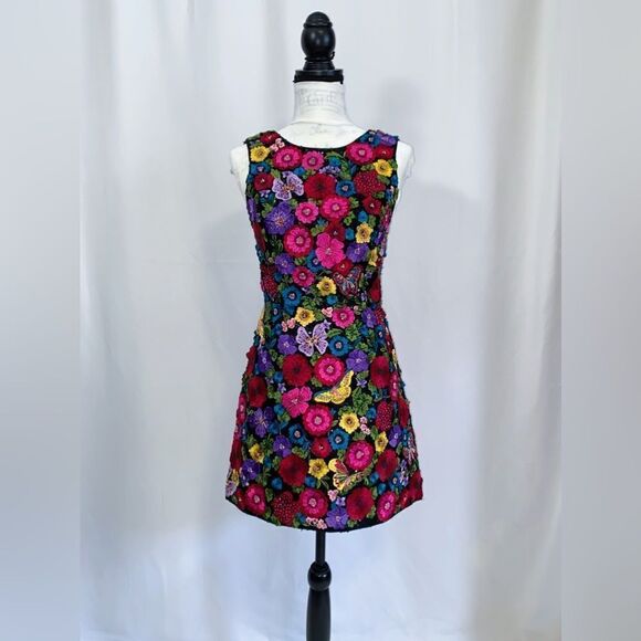 Alice + Olivia Lindsey Embellished A-Line Dress size 0 - Picture 5 of 16